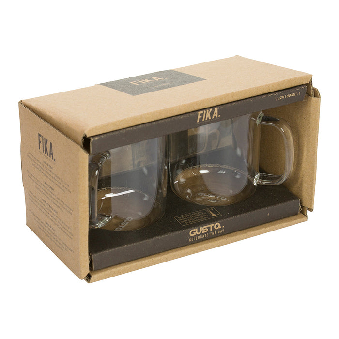 Gusta FIKA Glas 0,1 L - 2 st.