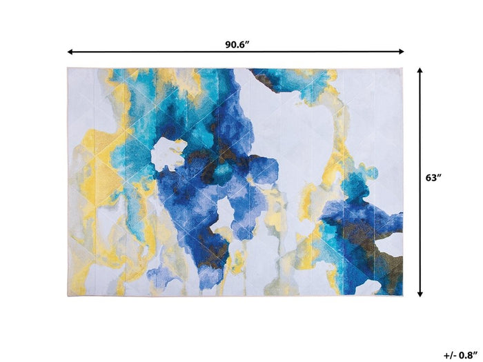 Beliani-CEYHAN-Laagpolig vloerkleed-Multicolor-160 x 230 cm-Polyester