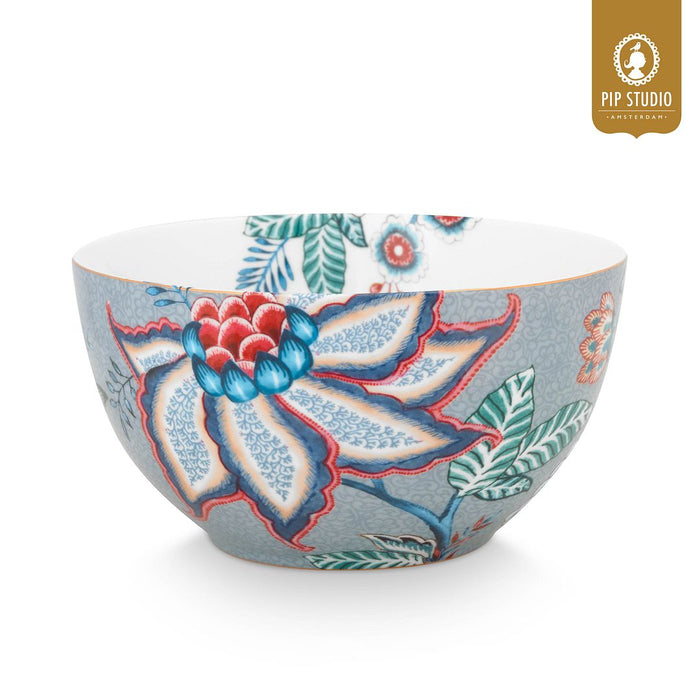 Pip Studio Kommen - Set van 2 - Lichtblauw - Flower Festival - Ø15cm