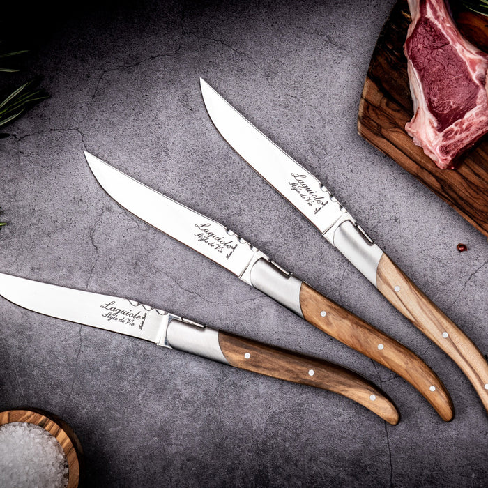 Laguiole Style de Vie Luxury Line Steakmessenset 6 st.