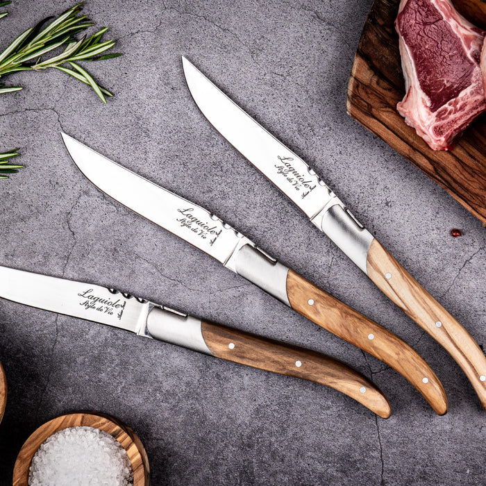 Laguiole Style de Vie Luxury Line Steakmessenset 6 st.