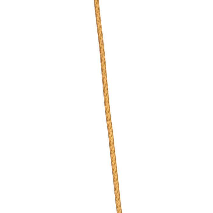 QAZQA Landelijke hanglamp groen velours met rotan 60cm - Frills Can