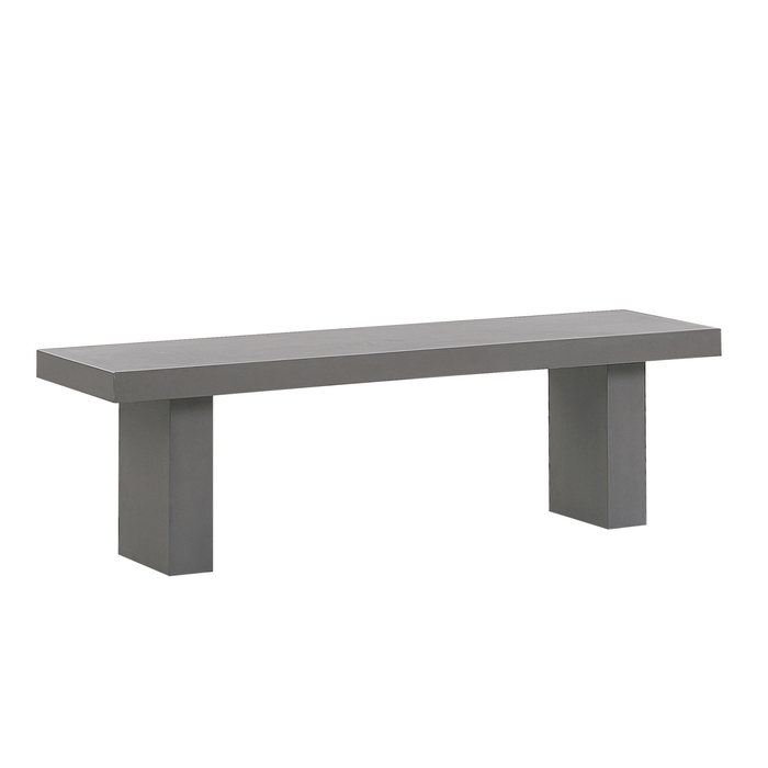 Beliani - TARANTO - Tuinbank - Grijs - Vezelcement