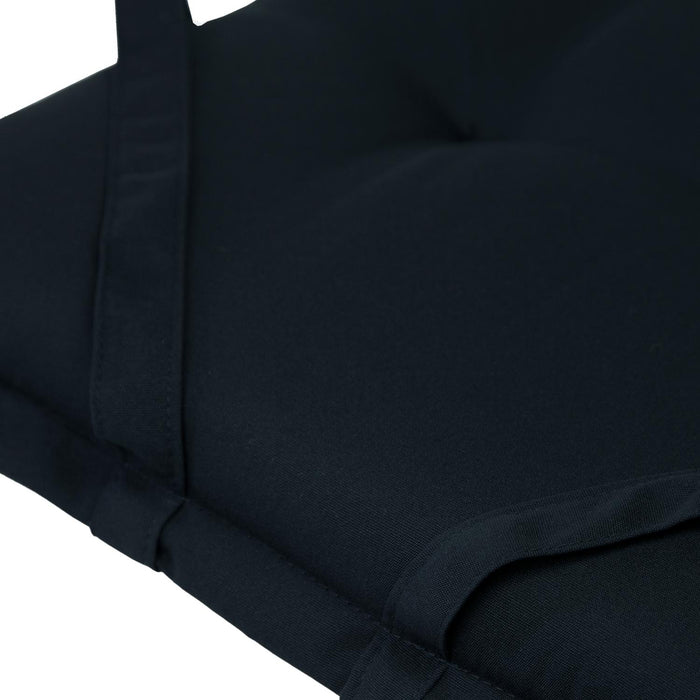 Kopu® Prisma Black Hoogwaardig Tuinkussen Lage Rug - Zwart