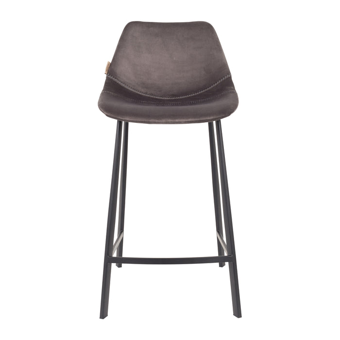 Dutchbone Franky Velvet Barkruk