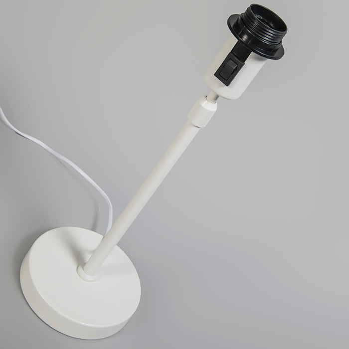 QAZQA Moderne tafellamp wit verstelbaar - Parte