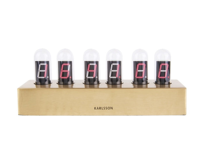 Karlsson Cathode Tafelklok - Goud