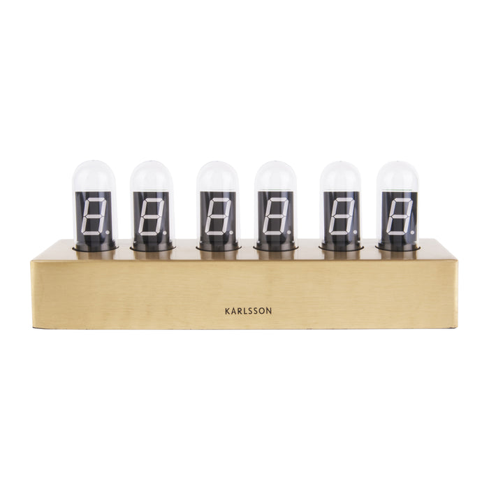 Karlsson Cathode Tafelklok - Goud