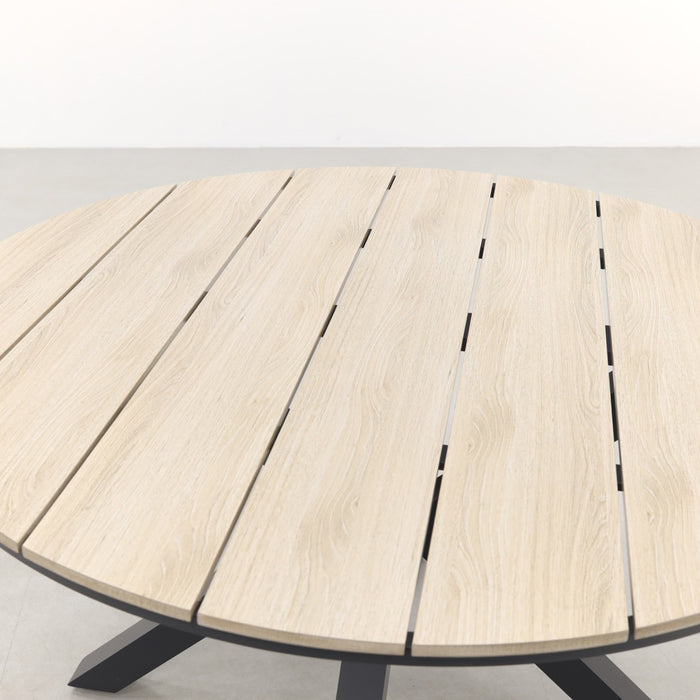 Jasmine natural | GI Edison 122 cm. - ronde tuinset