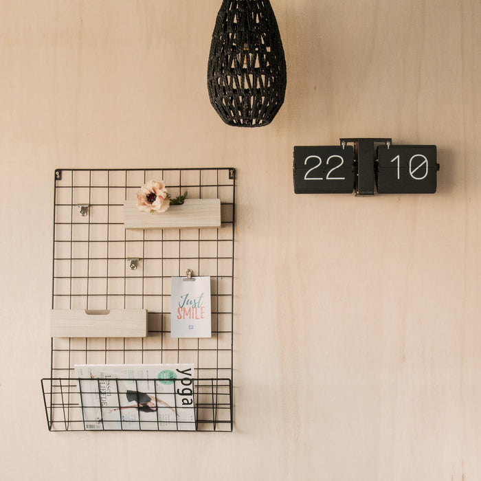 Karlsson No Case Flip Tafelklok/Wandklok 14 x 36 cm