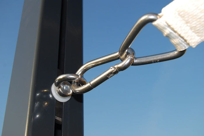 Nesling Paal met flex oog Antraciet 7 x 7 x 250 cm