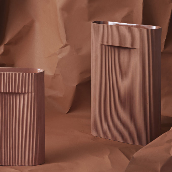 Muuto Ridge Vaas 35 cm - Oranje