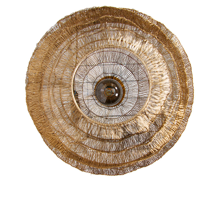 QAZQA Oosterse plafondlamp goud 45 cm - Vadi