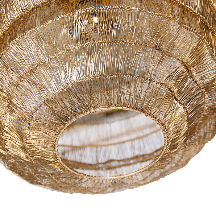 QAZQA Oosterse plafondlamp goud 45 cm - Vadi