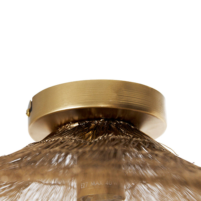 QAZQA Oosterse plafondlamp goud 45 cm - Vadi