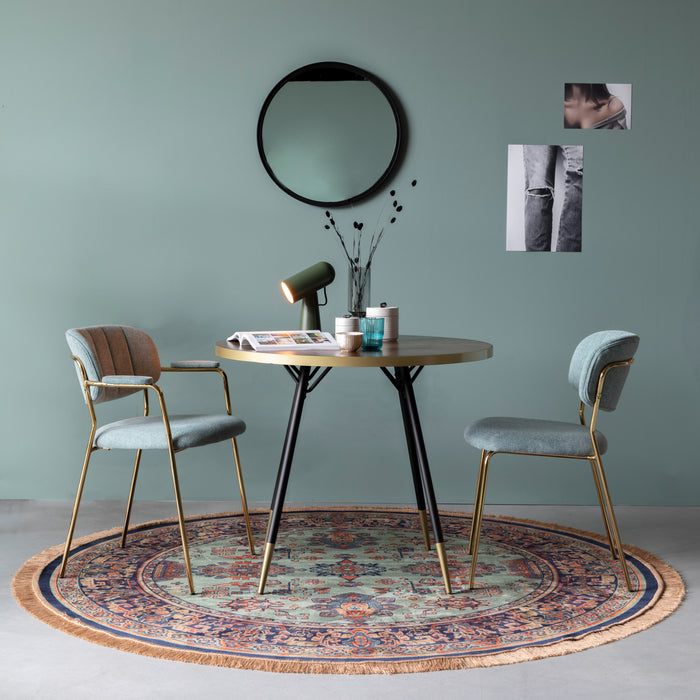 by fonQ Ezra Vloerkleed Ø 200 cm - Groen