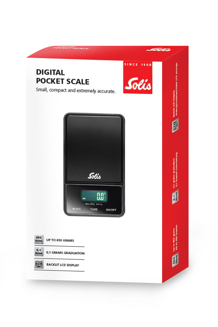 Solis Digital Pocket Scale 1030 - Keukenweegschaal Digitaal