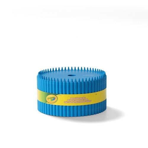 Crayola - Ronde Opbergdoos 2,5 liter, Blauw - Polypropyleen - Crayola