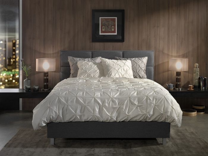 Yellow Dekbedovertrek Katoen Satijn Nova - off white