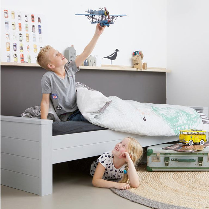 Woood Dennis Bed 90 x 200 cm - Grijs