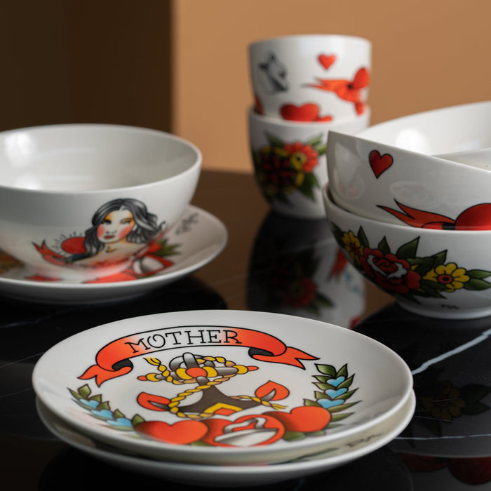 POLSPOTTEN Tattoo Borden 4st. Wit