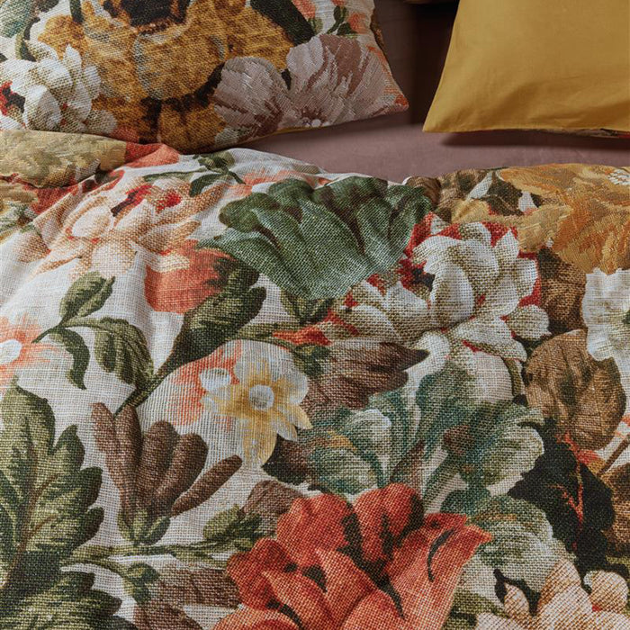 At Home by Beddinghouse Memory Dekbedovertrek 240 x 220 cm - Okergeel