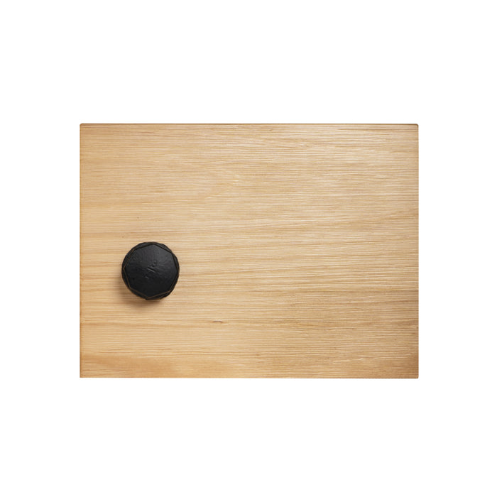 QUVIO Toiletrolhouder met plank - Zwart