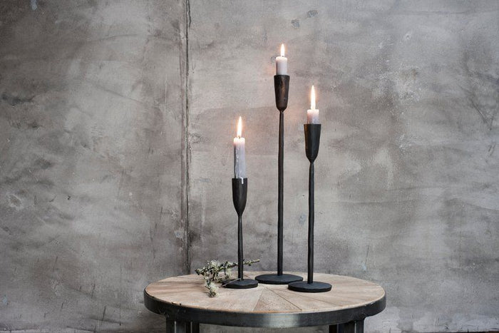 Nkuku Mbata Kandelaar Zwart - S