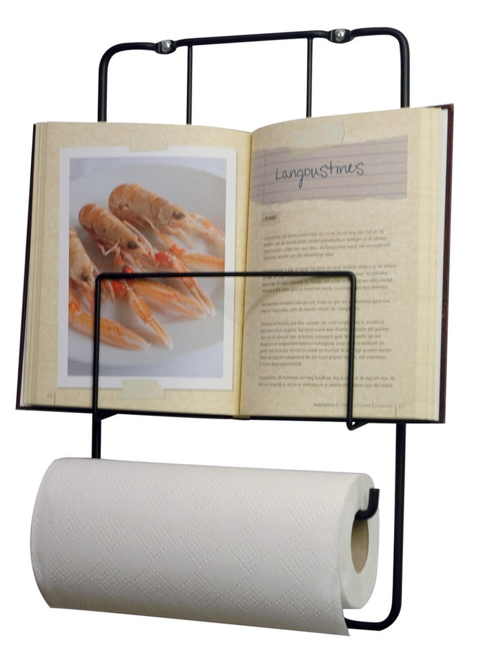 Puhlmann Kookboekrek en Keukenrolhouder