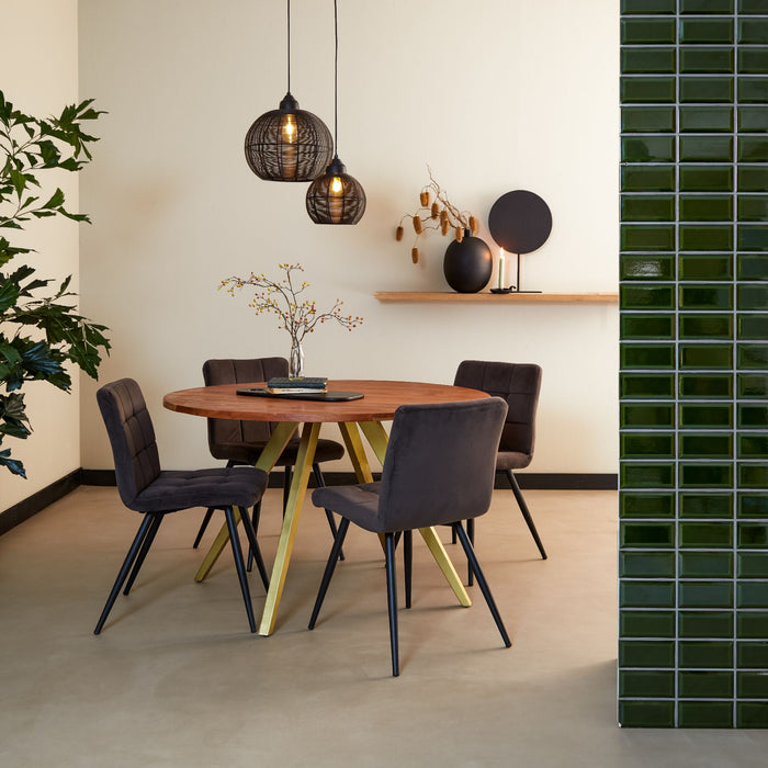 Light & Living Hanglamp Milla - Zwart - Ø32cm