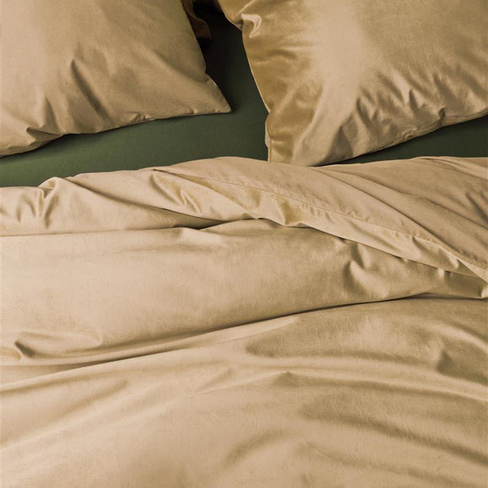 At Home by Beddinghouse Tender Dekbedovertrek 240 x 200/220 cm - Dark Sand