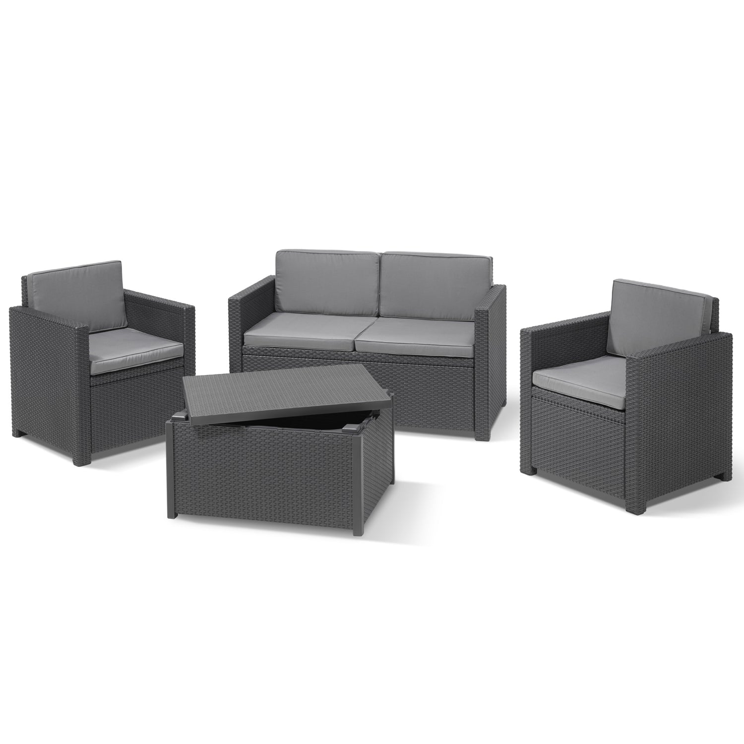 Allibert Monaco Loungeset met kussenbox