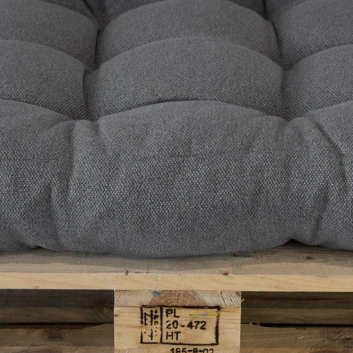 2L Home & Garden Palletkussenset Metro Grijs - 3 delige set