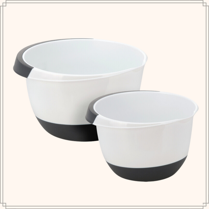 OTIX Beslagkom Mengkom set 2 stuks 2 liter en 3 liter Kom Kunststof...