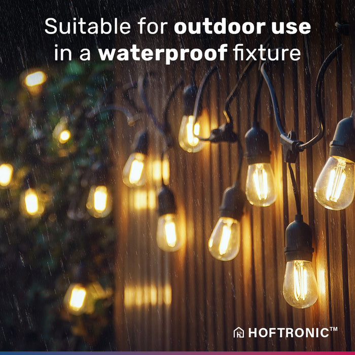 HOFTRONIC 6x Smart LED Filament ST64 WiFi + Bluetooth