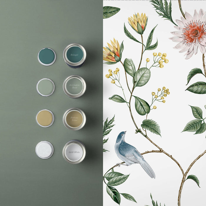 Graham & Brown vliesbehang Nuit Lush wit