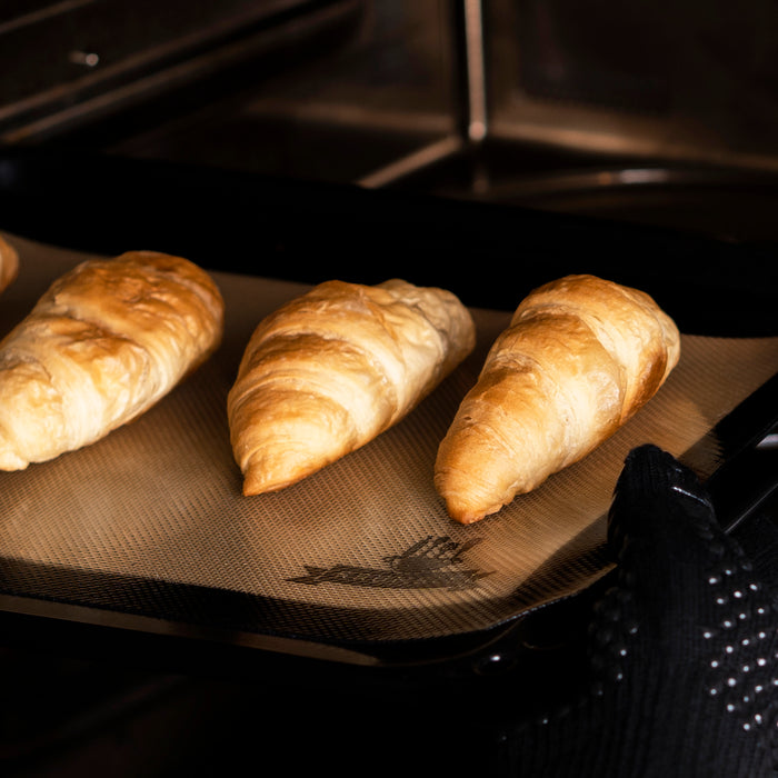 Krumble Siliconen bakmat - zwart