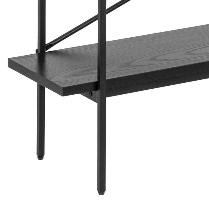 by fonQ basic Sleek Stellingkast B 172 cm - Ash Black