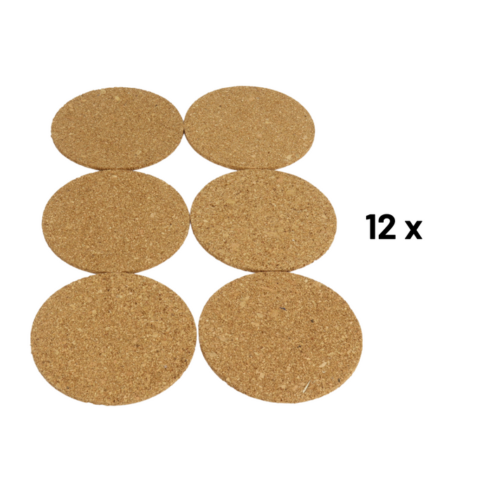 Orange85 Onderzetters Kurk voor Glazen Kurk Rond