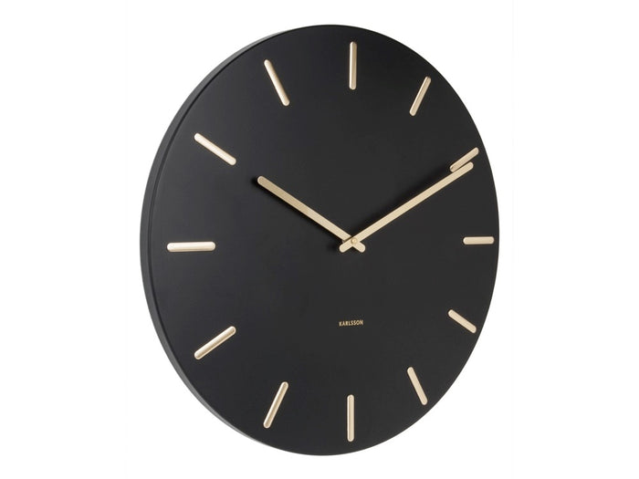 Karlsson Charm Wandklok Ø 45 cm - Zwart
