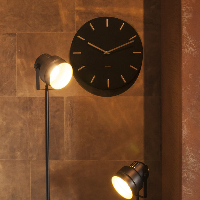 Karlsson Charm Wandklok Ø 45 cm - Zwart