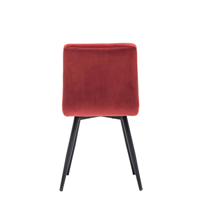 Furnihaus Eetkamerstoel Collin - Bordeaux - Set van 6