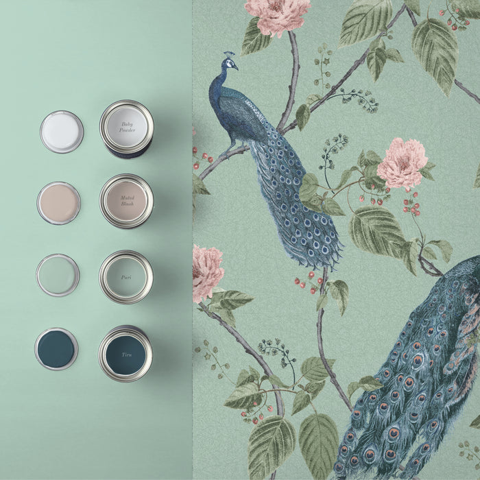 Graham & Brown Vliesbehang - Resplendence Aqua - 10mx52cm