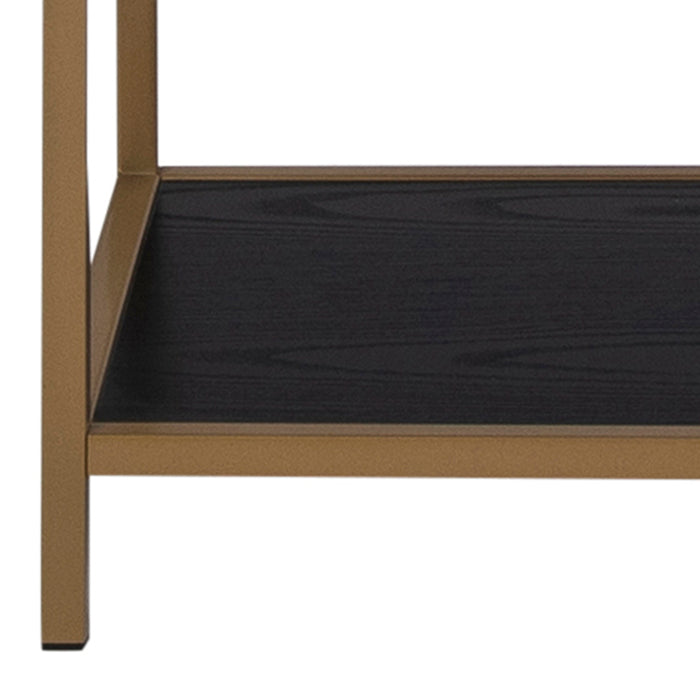 by fonQ Jaxon Stellingkast 185 x 77 cm - Zwart / Goud