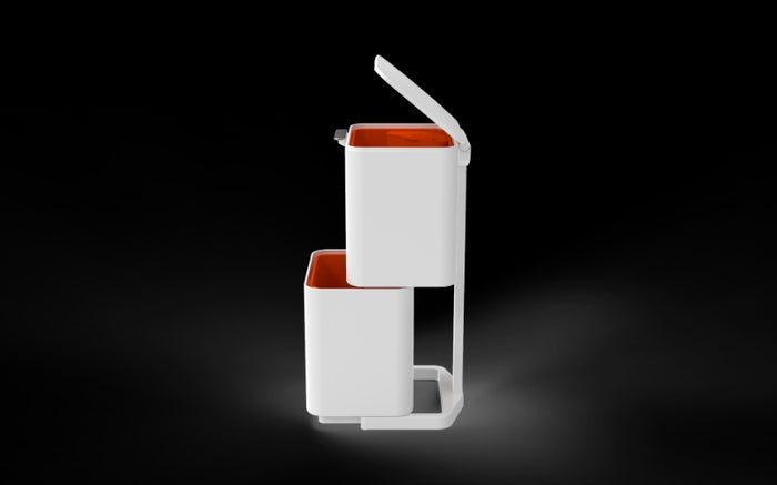 Joseph Joseph - Intelligent Waste Afvalemmer Totem Max 60 liter - Wit