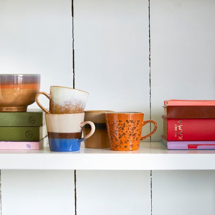 HKliving 70's Americano Mok 0,26 L - Magma