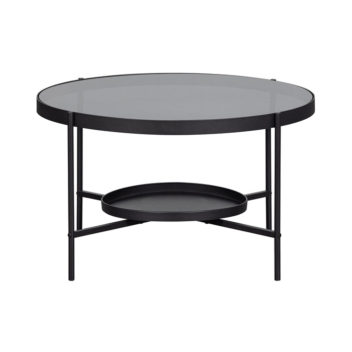 WOOOD Salontafel Jitske - Metaal - Zwart - 46x80x80