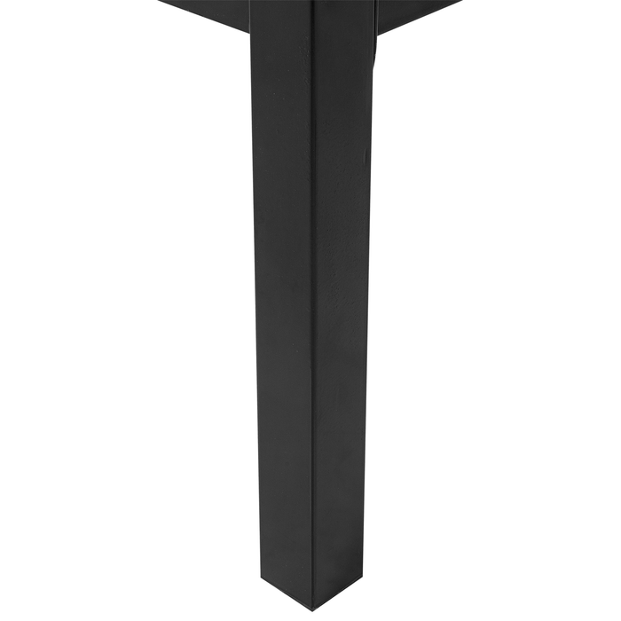 Beliani - CUSSET - Tweepersoonsbed - Zwart - 160 x 200 cm - Metaal