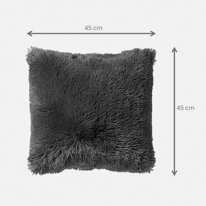 Dutch Decor kussenhoes FLUFFY - 45x45 cm Micro Chip