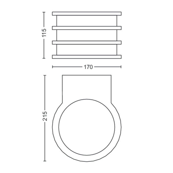 Philips Hue White Lucca Wandlamp